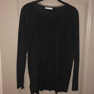 black long sleeve top